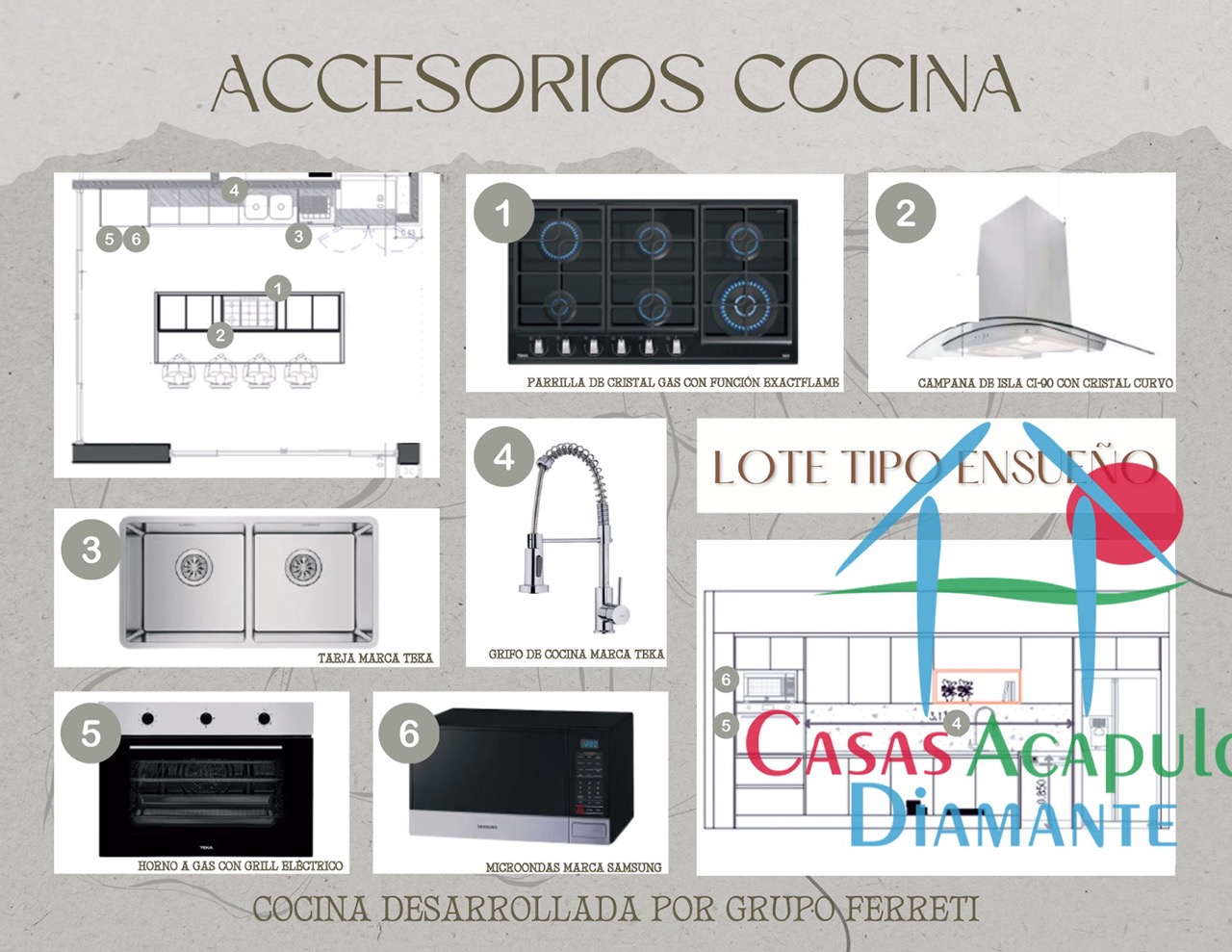 Paradiso Residences Ensueño 4 - Modelo accesorios cocina 1